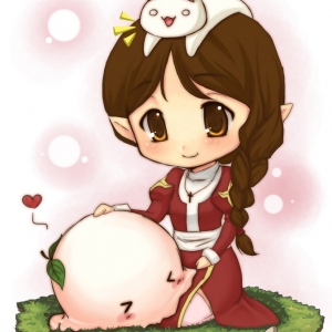 Ragnarok online pet rice cake by mayukichan