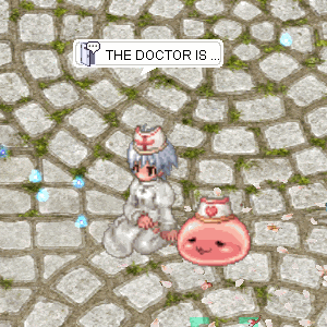 THE DOCTOR IS .. IN
