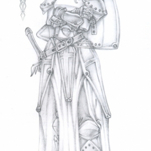 Ragnarok_Crusader_Pencils_by_StriderDen